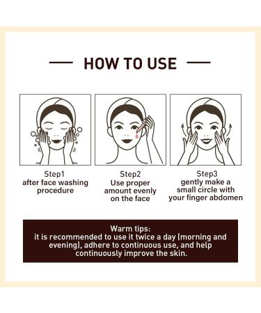  homomdy Rice Anti-Wrinkle Whitening Face Serum Rice Moisturizing Serum Niacinamide Nourishing and Firming Face Cream Evens Complexion Repairs and Nourishes Dry Skin (6pcs) - Buy Online on GoSupps.com