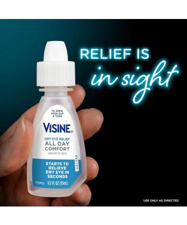 Visine A.C. Itchy Eye Relief & Dry Eye Comfort Drops - 2 Pack | Red Itchy Watery Eyes Relief | International Shipping Available - Buy Online on GoSupps.com