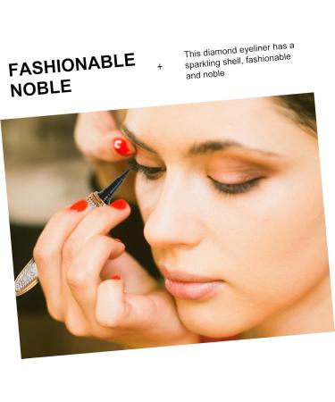 Beavorty 3pcs Self Adhesive Mascara Makeup Eyeliner Black Self-adhesive Eye Liner Make up Paste Drill 1 count (Pack of 1) Goldenx3pcs - Buy Online on GoSupps.com