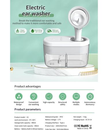 Electric Ear Wax Removal Tool with 4 Clean Modes and Sewage System - Earwax Removal Kit for Effective Ear Cleaning - Includes Cotton Swab, Ear Bulb and 3 Ear Tips - Buy Online on GoSupps.com