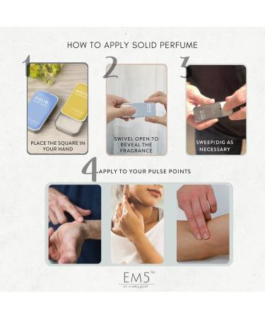 EM5 Combo Pack of Alcohol Free Solid Perfumes | Woody Oud & Nomade for Men & Women | Non-Greasy Cologne | Strong & Lasting Fragrance | Gifting Pack for Him & Her - Buy Online on GoSupps.com