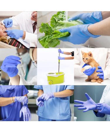 Dr.GreenPanda Blue Nitrile Medical Exam Gloves - 1000pcs, Latex&Powder Free, 3mil, Medium - Ideal for Healthcare, Food Prep, Cooking, Cleaning - Multipurpose Gloves - Buy Online on GoSupps.com
