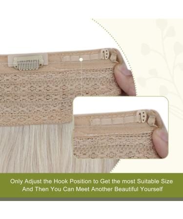 Buy FSHINE WAHN 18 Real Hair Extensions - Invisible Fish Line Platinblond Remy Human Hair #1000 - 80g Premium Quality - Buy Online on GoSupps.com