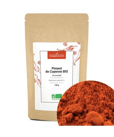Organic Cayenne Pepper - Powder - 100g - Certified Organic Spice