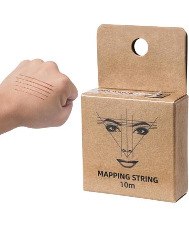 Eyebrow Mapping String Tool - Pre-Dyed Mapping Thread for Makeup Ideal for Creating Symmetrical Brows | Eyebrow Sequence Mapping Tool for Professional Makeup - Buy Online on GoSupps.com