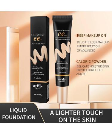 HOUSN CC Cremes liquid foundation covering imperfections sustainable nude makeup hydrating CC cream concealer antistage and antiredness semisized finish 30 g - Buy Online on GoSupps.com
