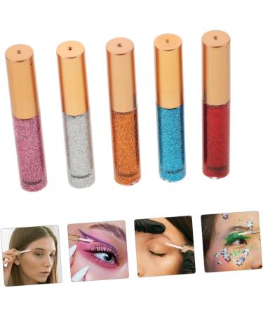 Healvian 5pcs Stage Makeup Eyeshadow Eye Shadow Sticks Eyeshadow Stick Glitter Eyeshadow Body Glitter Liquid - Buy Online on GoSupps.com