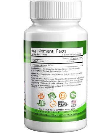 PRO-Liver & Pancreas Herbal Supplement | Liver & Pancreas Support Detox with Grifola Frondosa Mushroom Extract | Vegan, NON-GMO, Made in USA | 60 Tablets - Buy Online on GoSupps.com