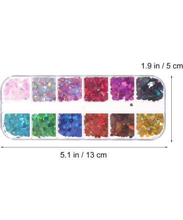 Minkissy 2 Boxes Love Heart Nail Art Slices 3D Nail Art Stickers DIY Polymer Clay Slice Charm for DIY Craft Nail Art Mobile Phone Decoration Manicure Tool - Buy Online on GoSupps.com
