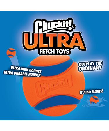 Buy Chuckit! Ultra Ball Large (Pack of 2) - Durable & Fun for Dogs | International Shipping Available - Buy Online on GoSupps.com