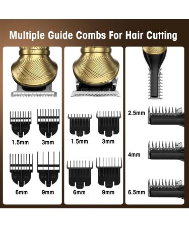 Professional 6-in-1 Beard Trimmer Kit for Men - Cordless Multi Groomer & Grooming Essentials | Perfect Gift for Him - Buy Online on GoSupps.com