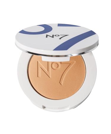 No7 Lift & Luminate Triple Action Powder - Rich - Pressed Makeup Setting Powder for Face - Compact Setting Powder Reduces the Appearance of Fine Lines & Enhances Glow (10g)