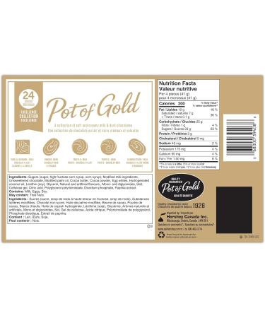 POT OF GOLD Excellence Collection - Chocolate Gift Box Christmas Candy Holiday Candy - 243g (24 Count Variety Pack) - Buy Online on GoSupps.com