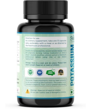 Potassium Citrate 800 mg High Absorption Potassium Supplement - 120 Servings Supports Electrolyte Balance Kidney and Bone Health (2) - Buy Online on GoSupps.com