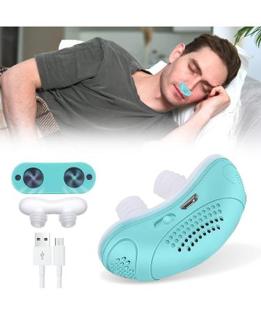 Anti Snoring Devices Electric Snoring Solution for Men Women Mini Sleep Aid for Blocked Nostrils Wind Speed Double Eddy Current Anti Snoring Sleep Aid Device Suitable for Better Sleep
