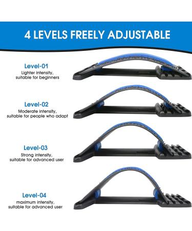 4-Level Back Stretcher for Back Pain Relief - Spine Board Deck for Spinal Decompression - Buy Online on GoSupps.com