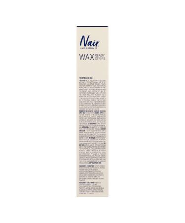 Nair Sensitive Ready Wax Strips 40 ct - Legs & Body | Fast & Easy Hair Removal - Buy Online on GoSupps.com