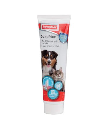Beaphar – Fresh Breath Toothpaste for Dogs and Cats – Highly Appetizing – No Rinse – Removes Plaque – Prevents Tartar Formation – Fights Bad Breath – 100g Tube