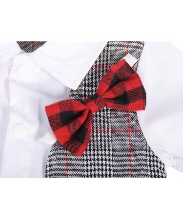 AmzBarley Baby Boys Gentlemans Tuxedo Rompers Grey 6-12 Months - Buy Online on GoSupps.com