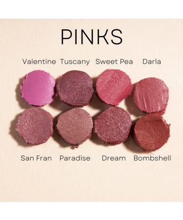 Honeybee Gardens Truly Natural Long Lasting Lipstick San Francisco - Pink Peach Frost with Rose Tones | Vegan, Gluten Free, Cruelty Free - Buy Online on GoSupps.com