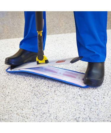 Rubbermaid Commercial 18 Inch Blue Microfiber Damp Room Mop Pad - Single Sided Mop Head - Buy Online on GoSupps.com