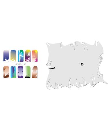 Fingernail stencil (airbrush nail art) Fengda JFH10-195
