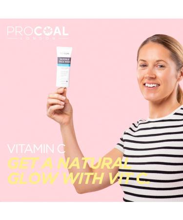Glycolic Face Wash with Vitamin C by Procoal Purifies Cleanses and Resurfaces Complexion Cruelty-Free Made in UK - Buy Online on GoSupps.com