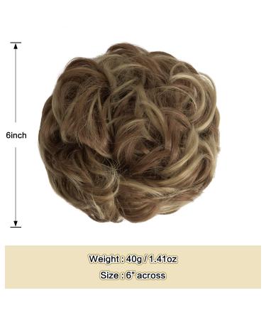 Buy Sofeiyan Hair Tendrils & Updos | Wavy Messy Chignon Hairstyles | 40g Brown & Blonde Hair Extensions for Women - International Shipping Available - Buy Online on GoSupps.com