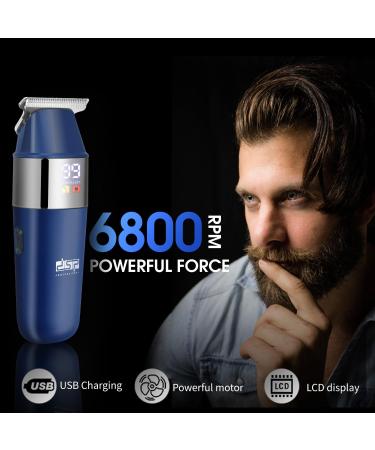 DSP Peanut Cordless Trimmer for Men - 6800RPM LED Fast Charge Travel Friendly - Ideal for Beard Neck & Hair (Blue - Buy Online on GoSupps.com