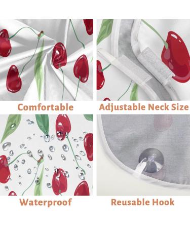 Fruit Cherry Beard Bib Apron - Non-Stick Waterproof Hair Catcher for Men | Perfect Grooming Gift - Buy Online on GoSupps.com