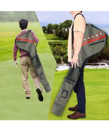 Black Lightweight Waterproof Golf Sunday Bag | Portable Pencil Bag for Men & Women | Ideal for Driving Range & Travel - Buy Online on GoSupps.com