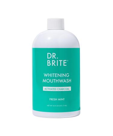 Dr. Brite Natural Whitening Mouthwash  Alcohol-Free  Doctor Formulated to Prevent Bad Breath - Mint  16 oz