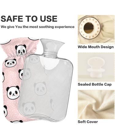 Buy Cute Cartoon Panda Hot Water Bottle - 2L Heating Bag for Pain Relief | Ideal for Pregnant Women - Ships Internationally - Buy Online on GoSupps.com