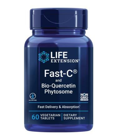Life Extension Fast-C and Bio-Quercetin Phytosome 60 Vegetarian Tablets