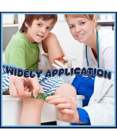 420pc Kids Fabric Bandages Set - Waterproof & Breathable Adhesive Wraps for Cuts & Scrapes - Family First Aid Kit Essential (Cool Designs) - Buy Online on GoSupps.com