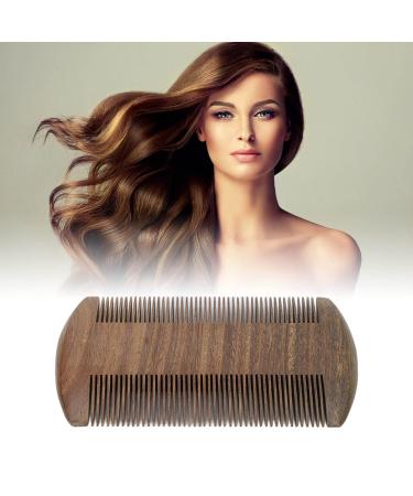 Double Sided Lice Comb - Wide & Fine Teeth for Effective Louse Removal | Wooden Beard & Mustache Comb | Hair Lice Treatment - Buy Online on GoSupps.com