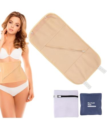 Reusable Organic Castor Oil Pack Kit | Adjustable Essential Oil Care | Self-Conditioning Compress for Circulatory & Digestive Support - Buy Online on GoSupps.com