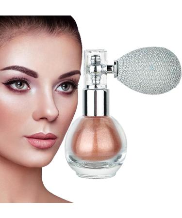 Highlighter Powder Spray | All-Over Body Glitter Powder Spray for Hair Face and Legs | Face Makeup Body Makeup Beauty Products for Shopping Dating Traveling Home Working Gathering Shakven 4# - Buy Online on GoSupps.com