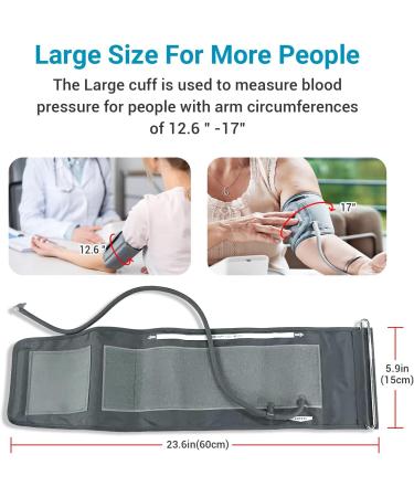 Large Blood Pressure Cuff - Scian Generic Replacement for Upper Big Arms (12.6-17 Inches) - BP Cuff Only | Fast International Shipping - Buy Online on GoSupps.com