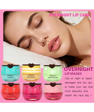 9 PCS Bee Lip Balm Honey Pot Propolis Fruits Lip Balm Bulk Hydrating Sleeping Lip Mask Overnight Prevention Dry & Cracked Smooth Lips & Reduce Lip Lines - Buy Online on GoSupps.com