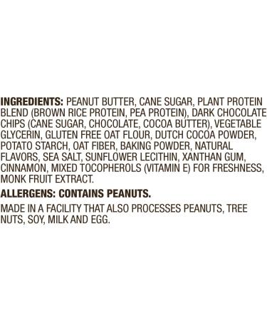 Munk Pack Double Dark Chocolate Protein Cookies - 18g Protein, Soft Baked, Vegan, Gluten Dairy Soy Free (12 pack) - Buy Online on GoSupps.com