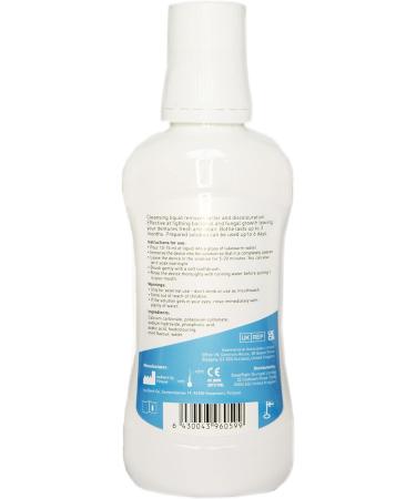 FreshGuard Denture Clean Concentrated Liquid Cleanser - 3 Months Supply for Metal & Plastic Dentures - Buy Online on GoSupps.com