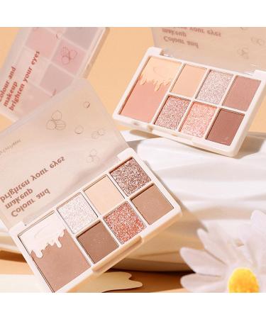 7 Colors Eye Makeup Palette Eyeshadow Palette Glitter Matte Ultra Pigmented Eye Shadow Powder Long Lasting Blendable Natural Brilliant Smooth Powder Eyeshadow Powder Palettes Dtt - Buy Online on GoSupps.com