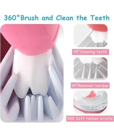6-Piece Baby Toothbrush Set | U-Shape & Finger Toothbrushes | 360 Childrens Silicone Brush for Ages 0-12 - Buy Online on GoSupps.com