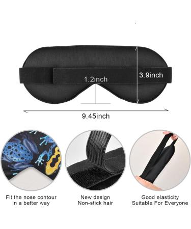 Haskirky Light Blocking Eye Mask | Breathable & Adjustable for Adults | Ideal for Travel, Yoga, Meditation, Office, and Deep Sleep - Buy Online on GoSupps.com