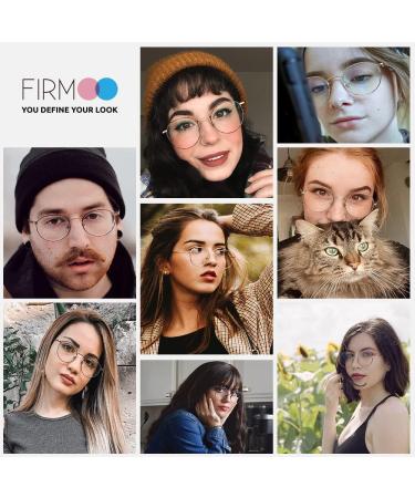 Firmoo Anti Blue Light Reading Glasses 2.5 for Women and Men - Black Metal Computer Readers with Anti-Eyestrain Glare Function - Buy Online on GoSupps.com
