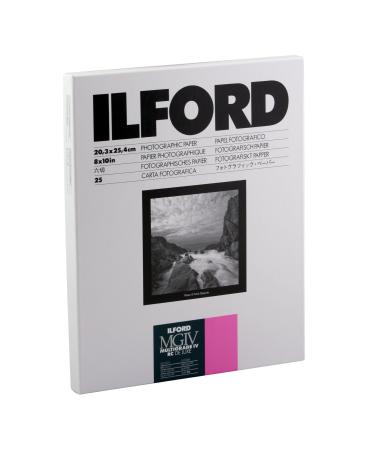 Ilford Multigrade IV RC Deluxe Resin Coated VC Variable Contrast - Black and White Enlarging Paper, 8x10 Inches, 25 Sheets, Glossy Surface (116 8190) 1 Pack - Buy Online on GoSupps.com