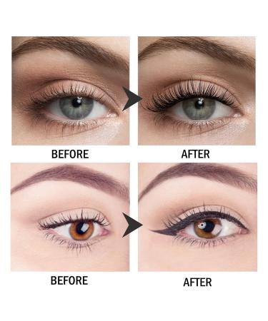 BOOBEES 2 In 1 Eye Make-Up: Double-Ended Eyeliner Pen & Mascara | Waterproof Quick Dry & Long-Lasting for Charming Eyes | Premium Quality - Buy Online on GoSupps.com