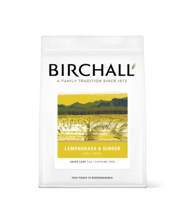 Birchall Tea Lemongrass & Ginger Tea Caffeine Free Herbal Tea Bursting with Full Flavour Prefect Loose Leaf Tea Gift Set 125g Loose Leaf Tea