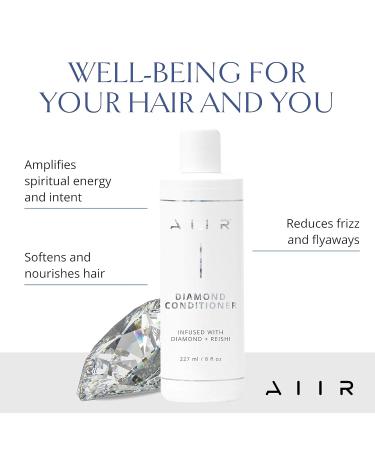 AIIR Diamond Conditioner - Fragrance-Free Ideal for Damaged & Colored Hair Anti-Frizz - 8 oz - Buy Online on GoSupps.com